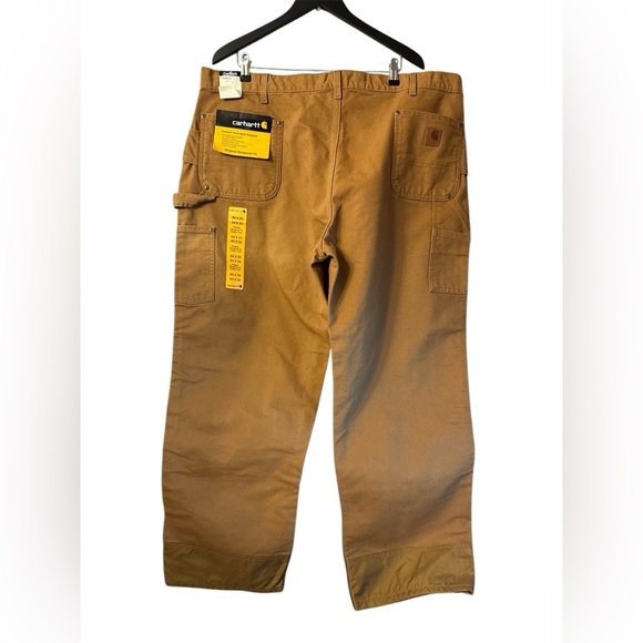 Carhartt Condura Frontwork Dungaree Pants Brown  Mens Size 44x30 - Picture 2 of 9